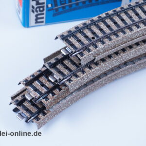 Märklin H0 | Märklin M-Gleis 5100 | 10 Stück Gebogenes Gleisstück Märklin Kurven mit OVP