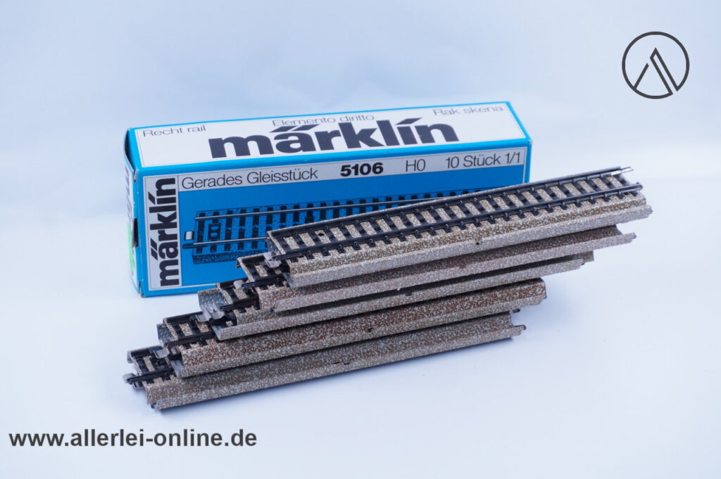 Märklin H0 | Märklin M-Gleis 5106 | 10 Stück gerades Gleisstück 180mm mit OVP