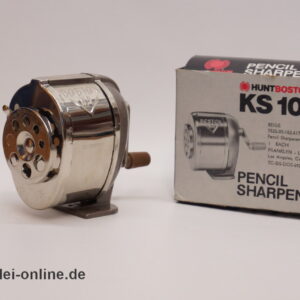 Hunt Boston KS1031 Kurbelspitzer | Bleistift-Spitzer | Vintage Pencil Sharpener mit OVP
