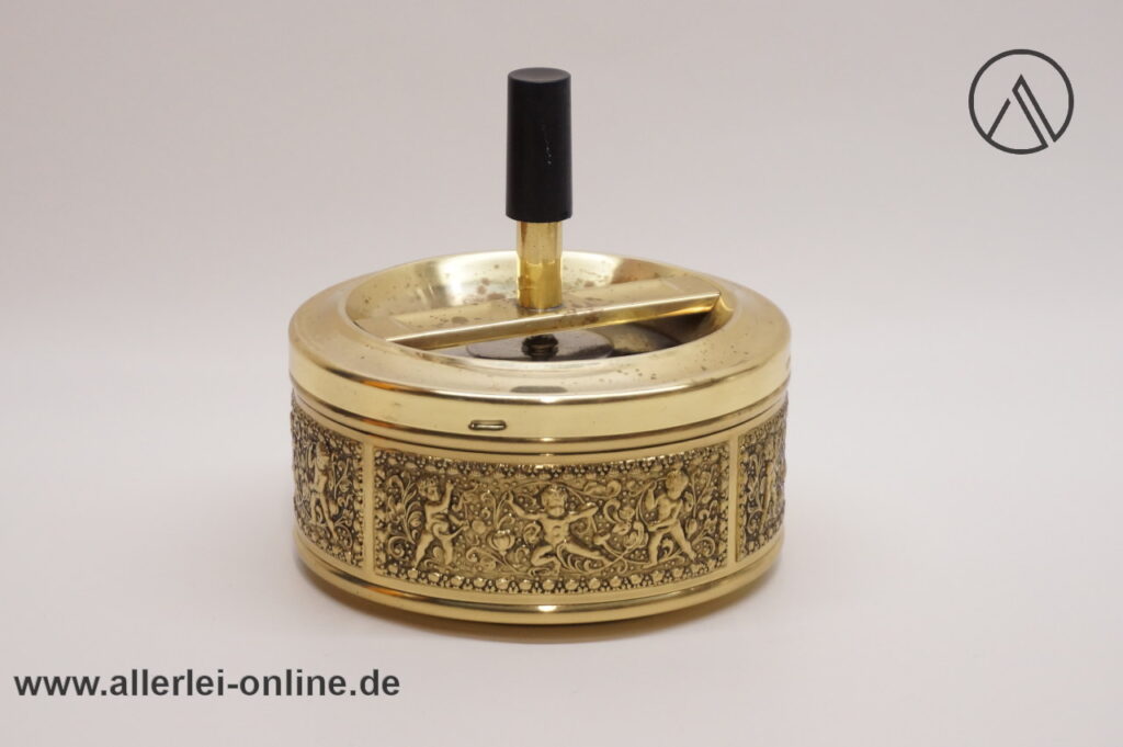 Erhard und Söhne | Messing Aschenbecher | Drehaschenbecher | Vintage Ashtray 60-70er Jahre