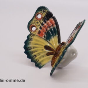 Porzellan Schmetterling | Vintage Miniatur Porzellanfalter