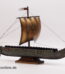 EDWARD AAGAARD Wikinger Schiff - 43 cm | Vintage Bronze / Messing Wikingerschiff für Iron Art Copenhagen Denmark