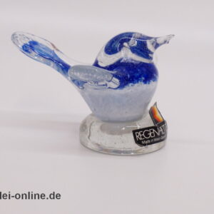 ALWE - Regenhütte Glas Vogel | Miniatur Glasvogel | Glaskunst Skulptur