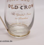OLD CROW Kentucky Bourbon Whisky Glaskrug | Vintage Glas Krug