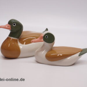 Porzellan Enten Paar | Vintage Enten Porzellanfiguren | Clean - Made in Spain