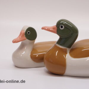 Porzellan Enten Figuren | Vintage Enten Porzellanfiguren | Clean - Spanisches Porzellan