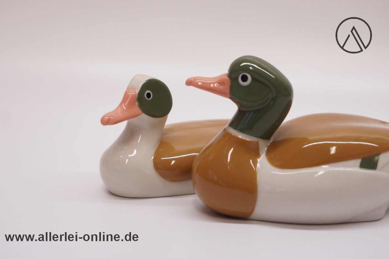 Porzellan Enten Paar | Vintage Enten Porzellanfiguren | Clean – Made in Spain – Bild 3
