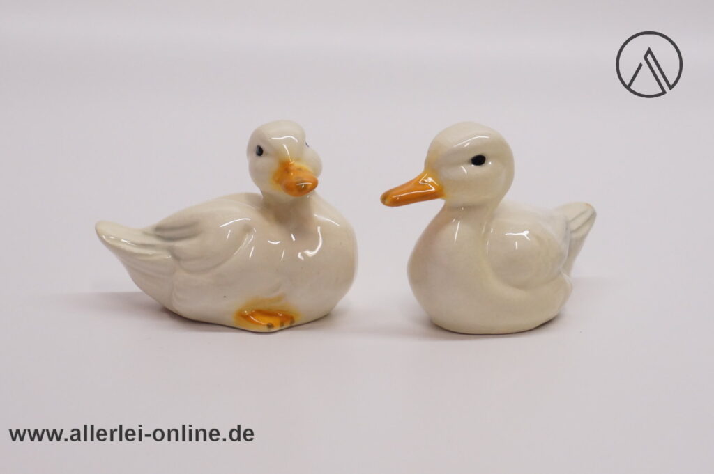 Goebel Porzellan | Enten Paar Figuren | Vintage Enten Porzellanfiguren
