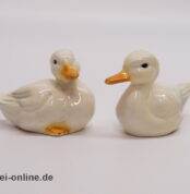 Goebel Porzellan | Enten Paar Figuren | Vintage Enten Porzellanfiguren
