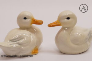 Vintage Goebel Porzellan | Enten Paar Figuren | Vintage Enten Porzellanfiguren