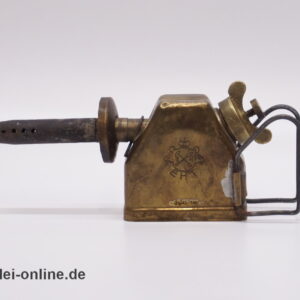 EHT Ernst Hähnel Benzin Lötlampe | Vintage Messing Benzinlötlampe