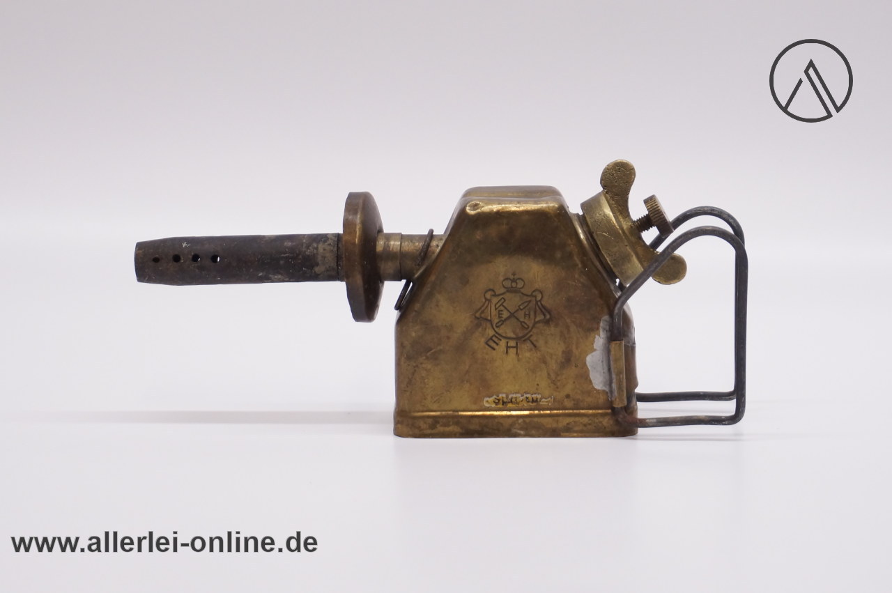 EHT Ernst Hähnel Benzin Lötlampe | Vintage Messing Benzinlötlampe EHT Ernst Hähnel Benzin Lötlampe | Vintage Messing Benzinlötlampe