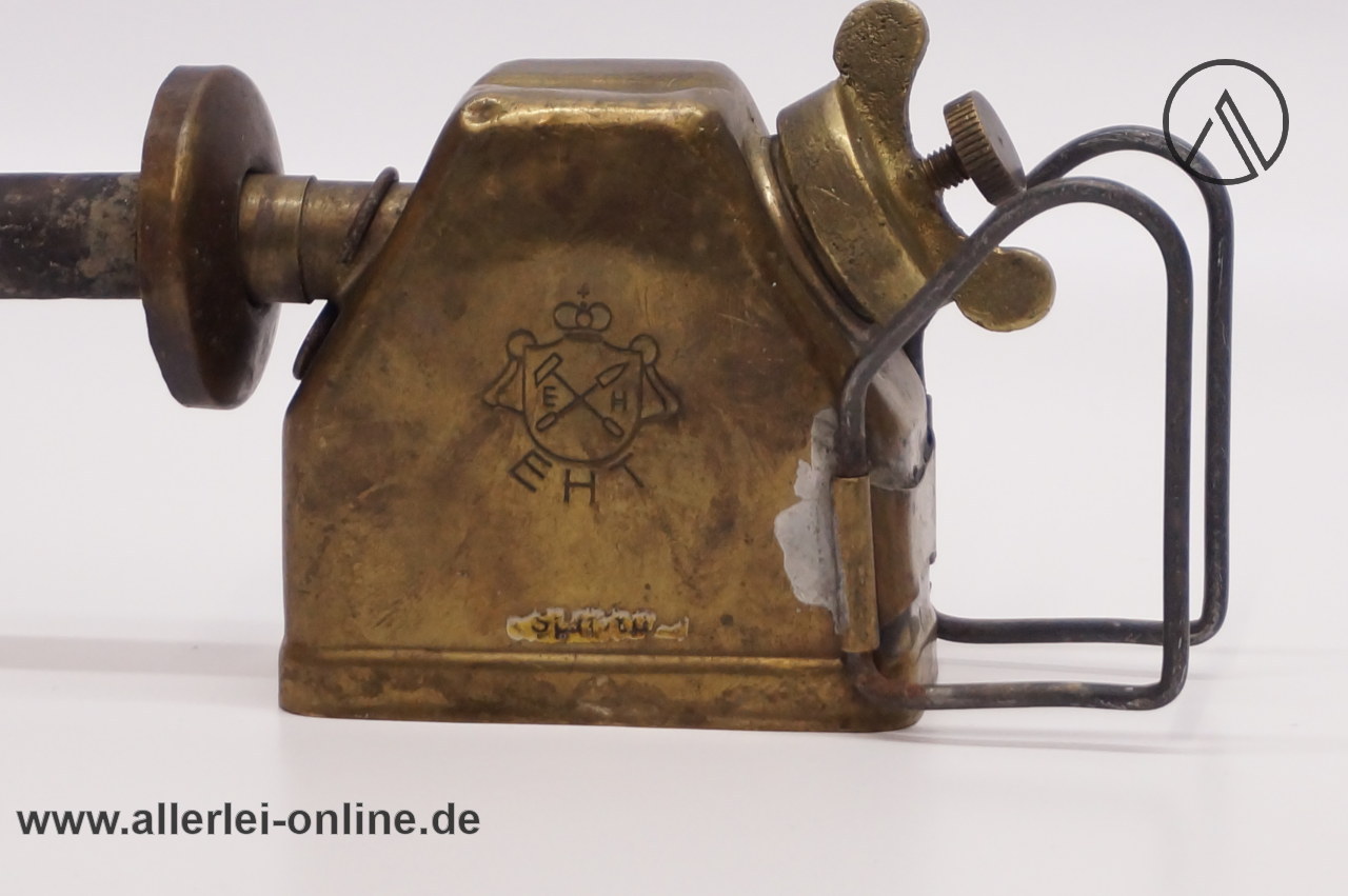 EHT Ernst Hähnel Germany Benzin Lötlampe | Vintage Messing Benzinlötlampe EHT Ernst Hähnel Germany Benzin Lötlampe | Vintage Messing Benzinlötlampe