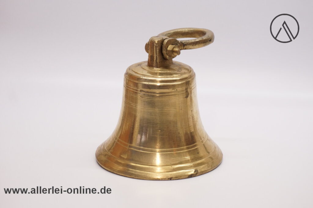 Massiv Messing Glocke 1,9 Kg | Schiffsglocke | Vintage Messingglocke