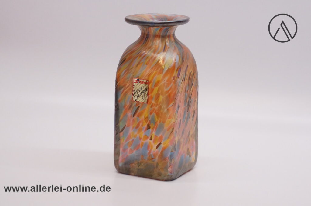 Joska Studio Design | Joska Waldglashütte Bodenmais Glas Vase | Blumenvase | 17,5 cm