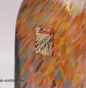 Joska Studio Design | Joska Waldglashütte Bodenmais Glas Vase | Irisierende Blumenvase | 17,5 cm