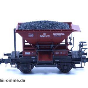 Roco H0 | 4334A Talbot-Schotterwagen der DB Stuttgart | 2-Achs Güterwagen 2406 mit OVP