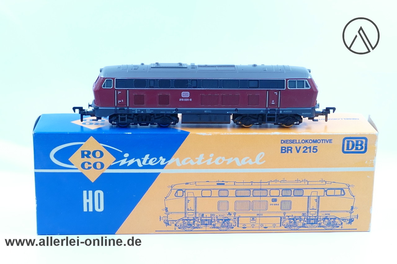 Roco 4151 A | H0 Diesellokomotive BR V215 031-6 | DC Gleichstrom Diesellok der DB mit OVP Roco 4151 A | H0 Diesellokomotive BR V215 031-6 | DC Gleichstrom Diesellok der DB mit OVP