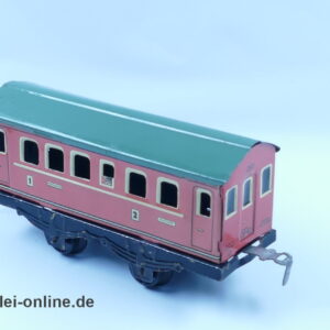 Oja Spur 0 Personenwagen 1-2 Klasse | Made in Germany | Blechspielzeug Blecheisenbahn