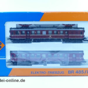 Roco 04148 A | H0 Elektro-Triebzug BR 485/885 | E-Triebwagen 485 022-8 mit Beiwagen 885 615-2 der DB | DC Gleichstrom Triebzug mit OVP