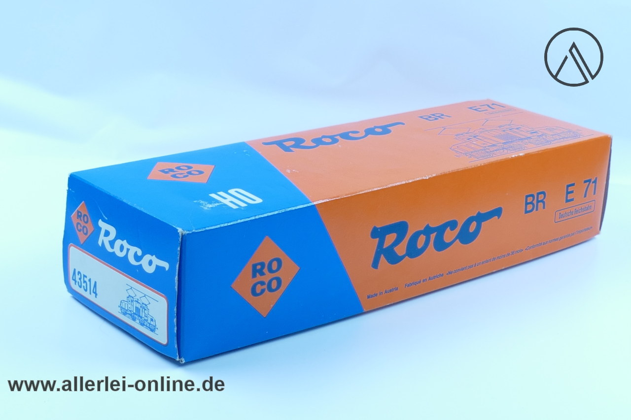 Roco 43514 | H0 Elektrolokomotive BR E71 | DC Gleichstrom E-Lok E 71 33 im Allerlei Online Shop Roco 43514 | H0 Elektrolokomotive BR E71 | DC Gleichstrom E-Lok E 71 33 im Allerlei Online Shop