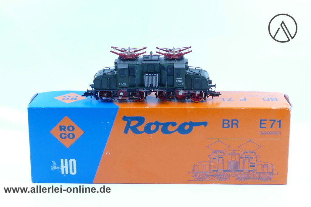Roco 43514 | H0 Elektrolokomotive BR E71 | DC Gleichstrom E-Lok E 71 33 der DR