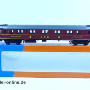 Roco 4292S | H0 Schlafwagen der DSG | DC Gleichstrom D-Zug-Wagen 33034 WL4üe Hecht