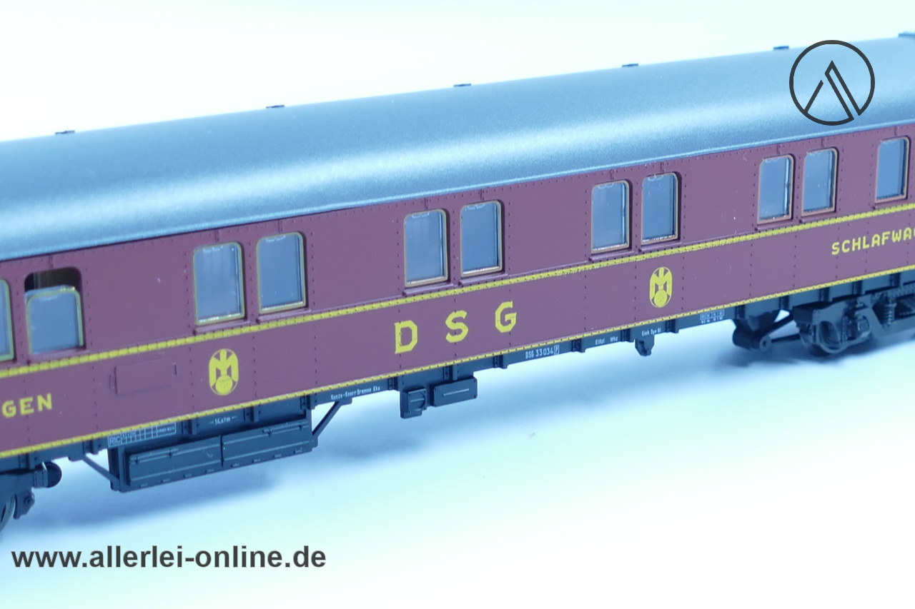 Roco 4292S | H0 Schlafwagen der DSG | DC Gleichstrom D-Zug-Wagen 33034 WL4üe Hechtwagen Roco 4292S | H0 Schlafwagen der DSG | DC Gleichstrom D-Zug-Wagen 33034 WL4üe Hechtwagen