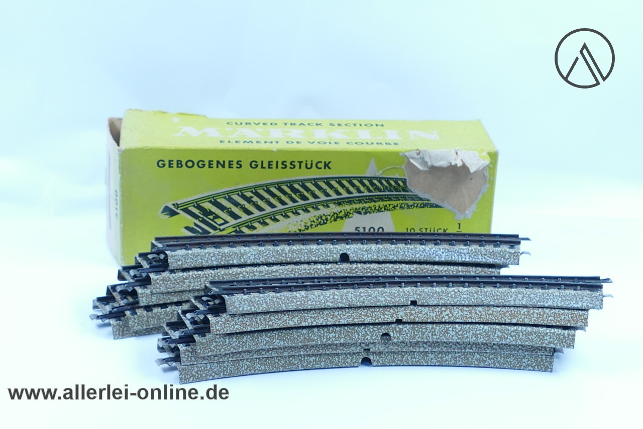 Märklin H0 | Märklin M-Gleis 5100 | 10 Stück Gebogenes Gleis - Gleisstück mit OVP Märklin H0 | Märklin M-Gleis 5100 | 10 Stück Gebogenes Gleis - Gleisstück mit OVP