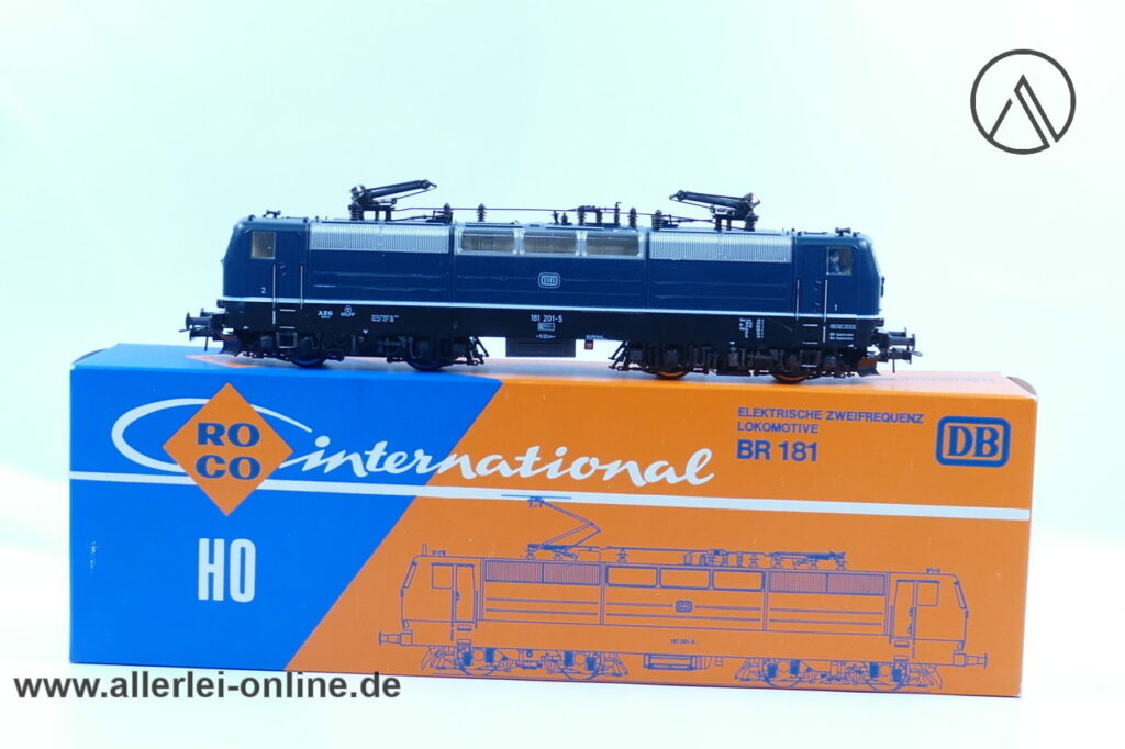 Roco 4142 B | H0 Elektrolokomotive BR 181 | DC Gleichstrom E-Lok BR 181 201-5 der DB mit OVP