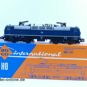Roco 4142 B | H0 Elektrolokomotive BR 181 | DC Gleichstrom E-Lok BR 181 201-5 der DB mit OVP