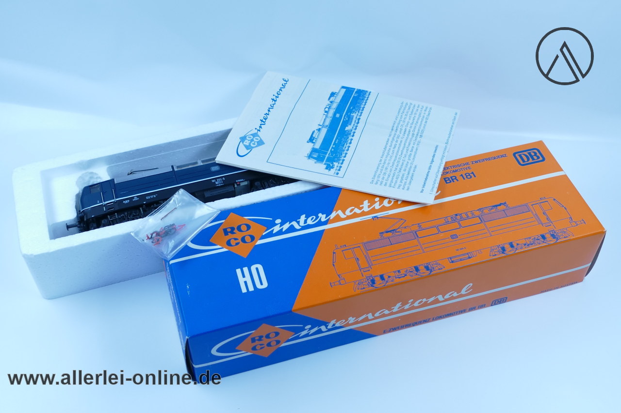 Roco 4142 B | H0 Elektrolokomotive BR 181 | DC Gleichstrom E-Lok BR 181 201-5 Modelleisenbahn im Allerlei Online Shop Roco 4142 B | H0 Elektrolokomotive BR 181 | DC Gleichstrom E-Lok BR 181 201-5 Modelleisenbahn im Allerlei Online Shop