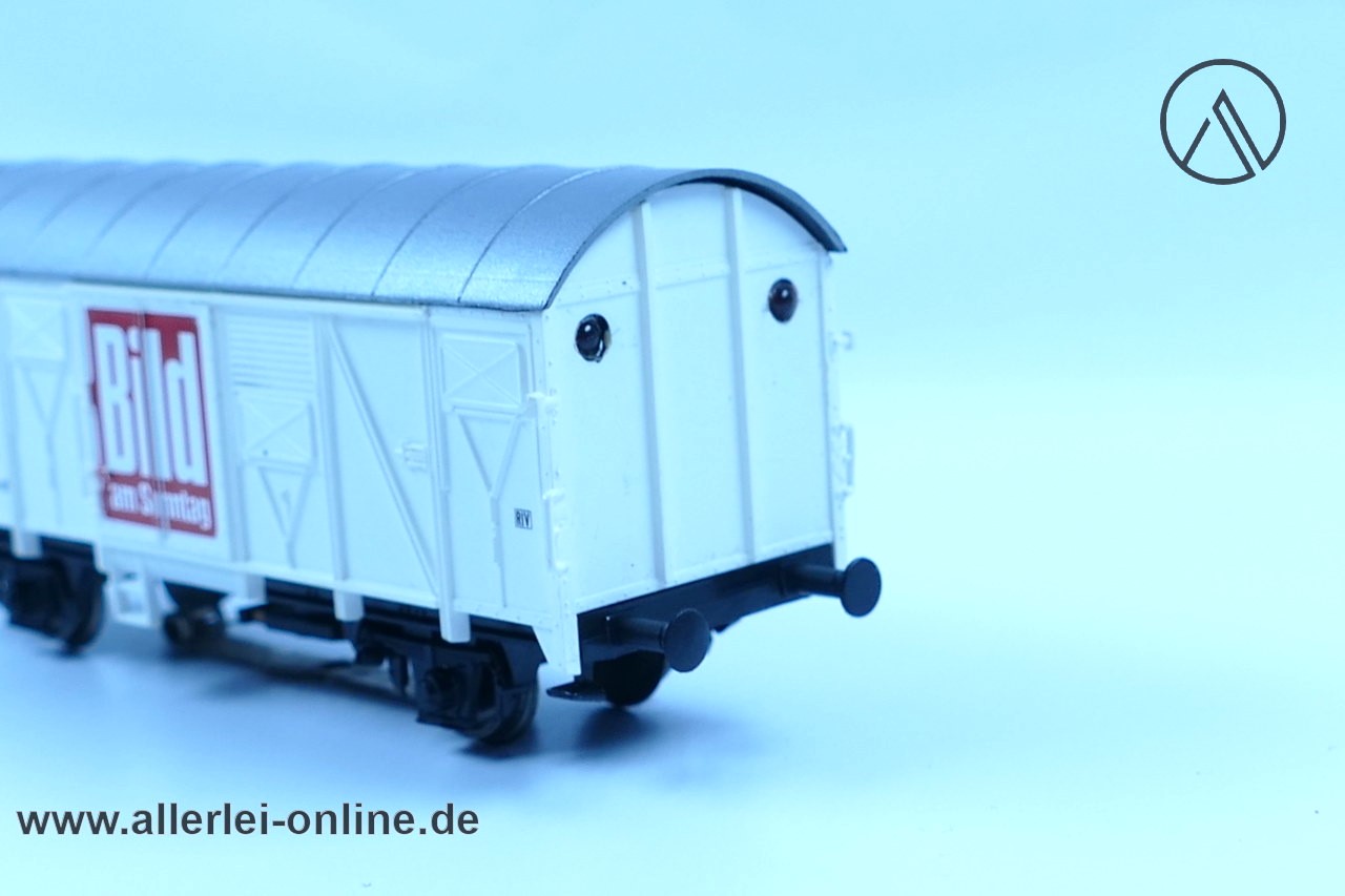 Roco H0 | Bild am Sonntag - Schlusswagen mit LED Beleuchtung | 2-Achs AC-Wechselstrom Güterwagen Roco H0 | Bild am Sonntag - Schlusswagen mit LED Beleuchtung | 2-Achs AC-Wechselstrom Güterwagen