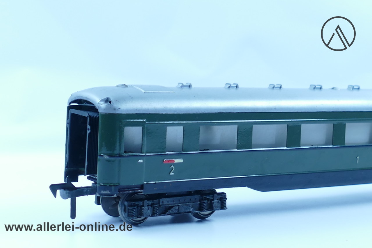 Fleischmann H0 | Fleischmann 1410 - Zuglaufschild Hamburg | 4-Achs Schnellzugwagen 1/2 Klasse Wagen Fleischmann H0 | Fleischmann 1410 - Zuglaufschild Hamburg | 4-Achs Schnellzugwagen 1/2 Klasse Wagen