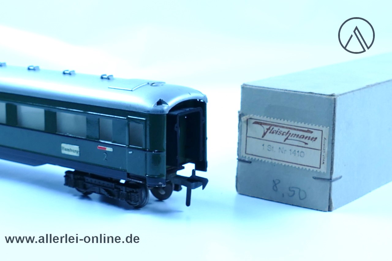 Fleischmann H0 | Fleischmann 1410 Personenwagen B4üe - Hamburg | 4-Achs Schnellzugwagen 2.Klasse Fleischmann H0 | Fleischmann 1410 Personenwagen B4üe - Hamburg | 4-Achs Schnellzugwagen 2.Klasse