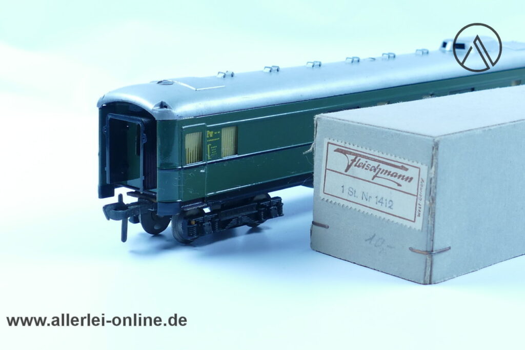 Fleischmann H0 | Fleischmann 1412 Gepäckwagen Pw4üe - Hamburg | 4-Achs Schnellzug Packwagen