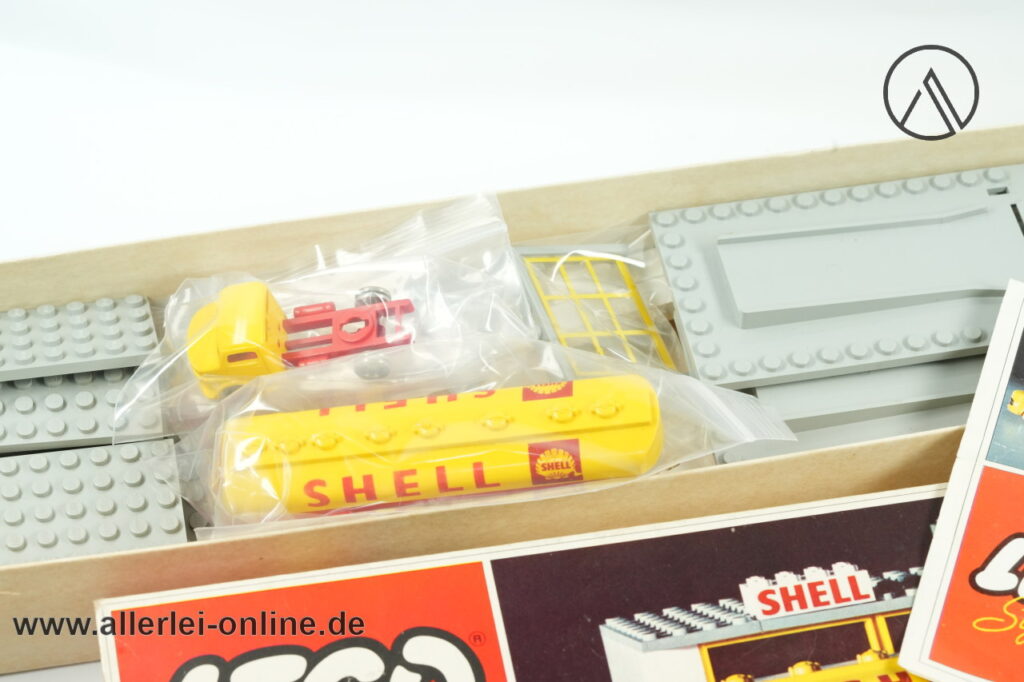 LEGO® 325 | LEGO® Shell Service Station | Shell Tankstelle mit Original Bauanleitung mit Karton