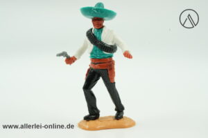Timpo Toys Mexikaner | Bandit mit Pistole | Vintage Timpo Toys Ltd. Steckfigur
