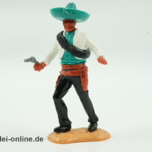 Timpo Toys Mexikaner | Bandit mit Pistole | Vintage Timpo Toys Ltd. Steckfigur