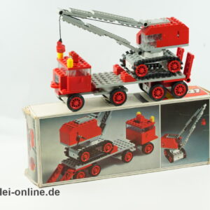 LEGO® 337| LEGO® Truck with Crane and Caterpillar | Transporter mit Kran mit Original Bauanleitung und Original Karton