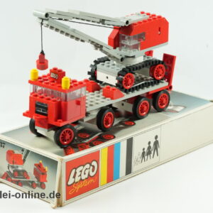 LEGO® 337| LEGO® Truck with Crane and Caterpillar | Transporter mit Kran mit Original Bauanleitung Original Karton