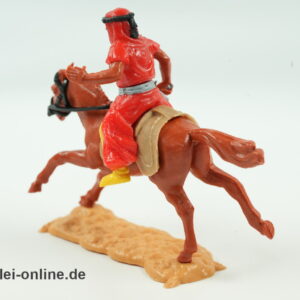 Timpo Toys Araber | Araber zu Pferd mit Dolch | Vintage Timpo Toys Ltd. Steckfigur rot