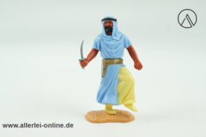 Timpo Toys Araber | Araber mit Dolch hellblau | Vintage Timpo Toys Steckfigur