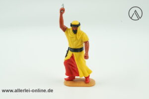 Timpo Toys Araber | Araber mit Säbel gelb | Vintage Timpo Toys Steckfigur