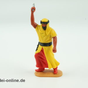 Timpo Toys Araber | Araber mit Säbel gelb | Vintage Timpo Toys Steckfigur