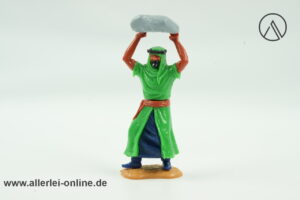 Timpo Toys Araber | Araber mit Stein | Vintage Timpo Toys Ltd. Steckfigur