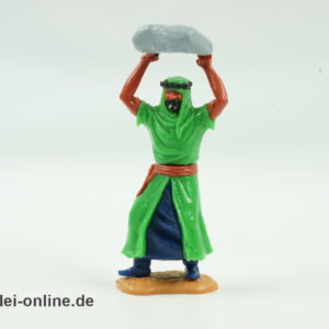 Timpo Toys Araber | Araber mit Stein | Vintage Timpo Toys Ltd. Steckfigur