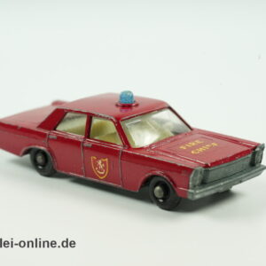 Matchbox Lesney England | Series 1-75 - No. 55/59 | Ford Galaxie Fire Chief