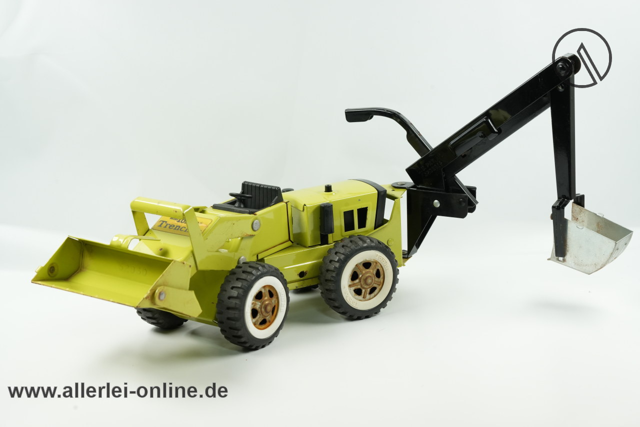 Tonka Trencher - Frontlader mit Heckbagger | Vintage 60er Jahre Blechspielzeug Tonka Trencher - Frontlader mit Heckbagger | Vintage 60er Jahre Blechspielzeug