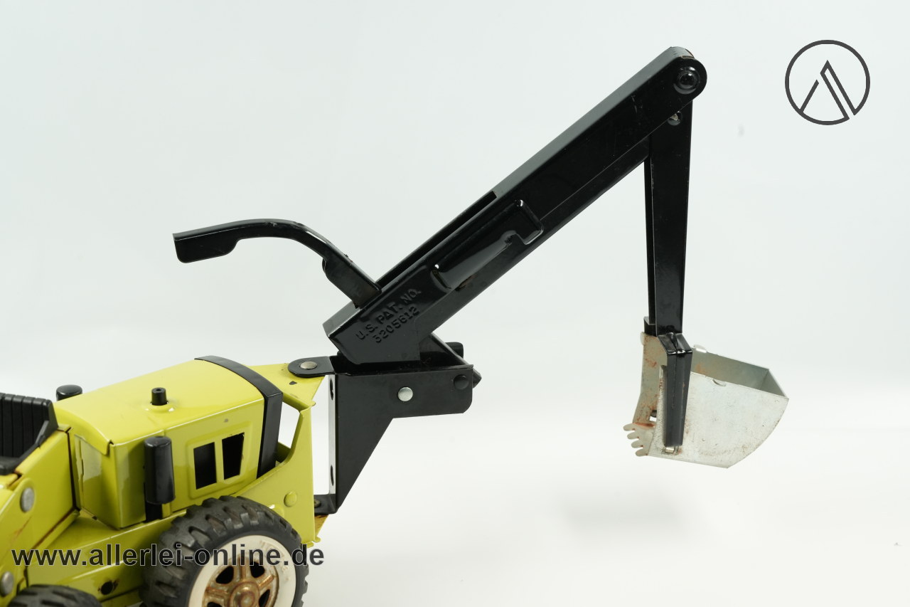 Tonka Trencher - Frontlader mit Heckbagger | Vintage Toy 60er Jahre Blechspielzeug Tonka Trencher - Frontlader mit Heckbagger | Vintage Toy 60er Jahre Blechspielzeug